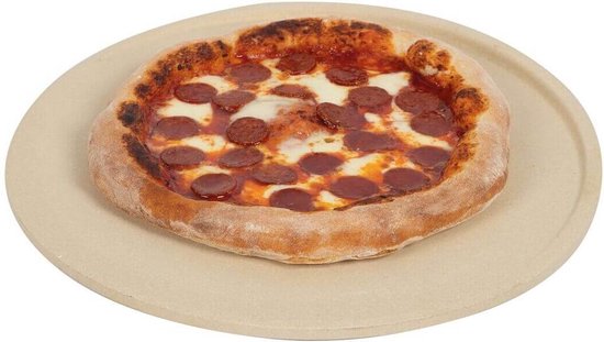 Boska Pizza Stone Deluxe L - pour four et BBQ - Pizza croustillante - Ø 35 cm - Accessoires BBQ