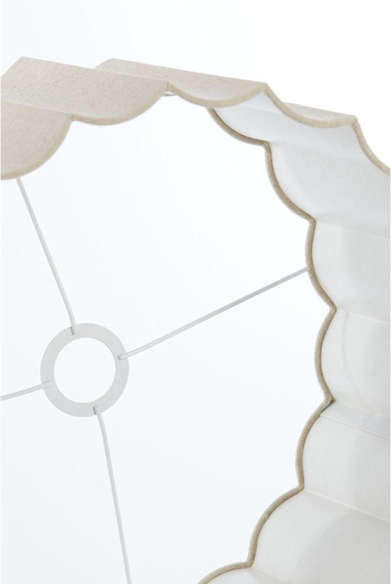 Light & Living Abat-jour cylindrique Disli - Crème - Ø 40 cm - Moderne