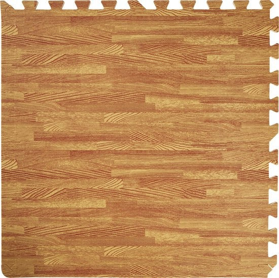 TecTake - Lot de 8 tapis de protection motif bois - 402658
