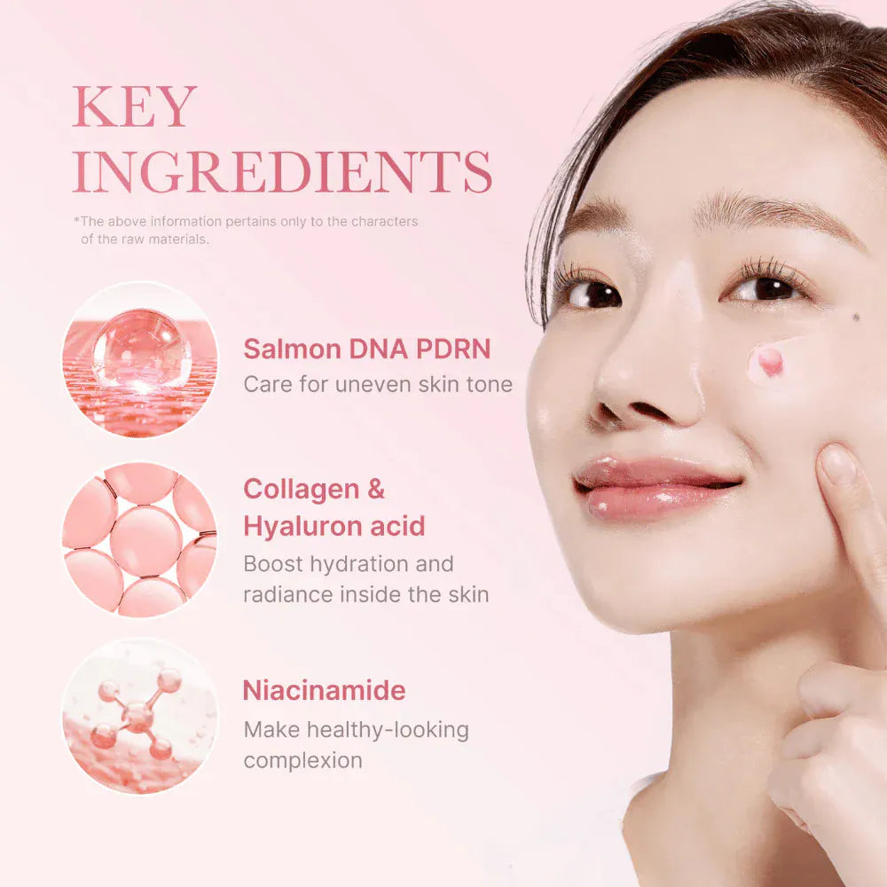 Medicube PDRN Pink Collagen Capsule Cream 55 g - Crème pour le visage au PDRN, au collagène, à la niacinamide et à l'acide hyaluronique - Hydratante et raffermissante