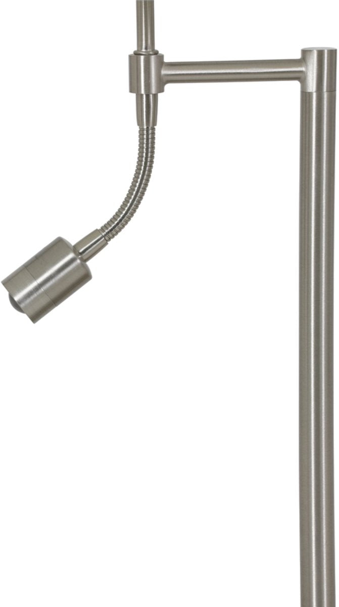 Light & Living Abat-jour CALGARY - Nickel Satiné - Avec Ledflex