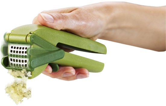 Presse-ail Joseph Joseph CleanForce – avec outil de nettoyage – Lavable au lave-vaisselle – Vert