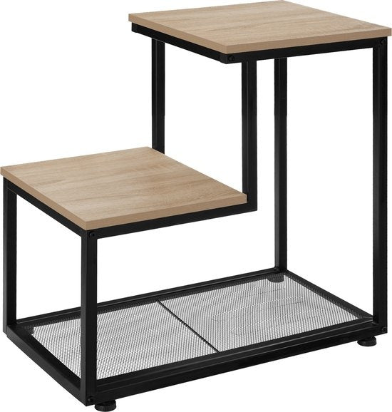 tectake -Table d'appoint Halifax - table basse - lumière industrielle - 404272
