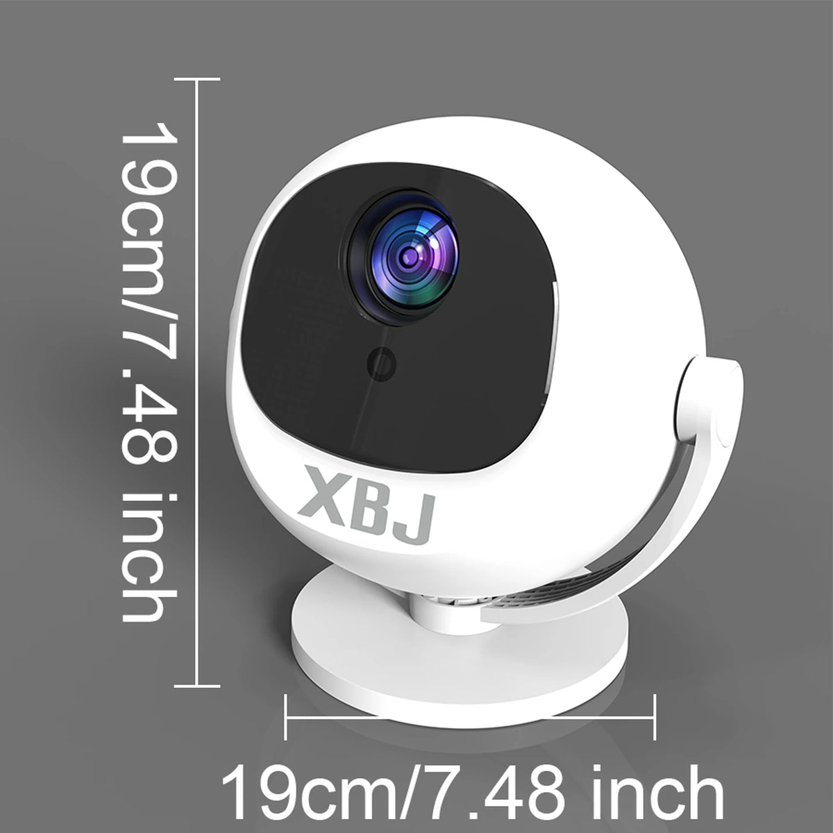 Projecteur XBJ 360° - Full HD 1080p - Compatible 4K - 900 lumens ANSI - Image de 200 pouces - Wi-Fi et Bluetooth