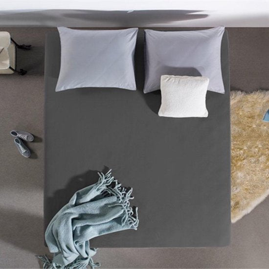 Drap-housse Dreamhouse Jersey Stretch - 100% coton - 80/90/100x220 - Anthracite