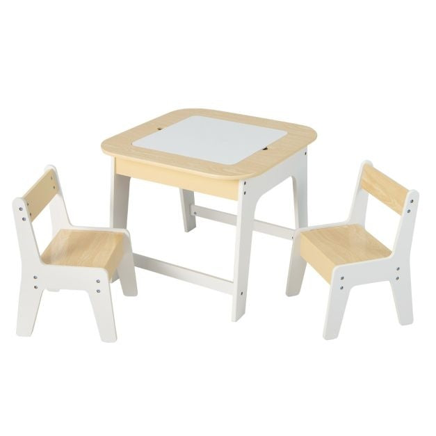 Table enfant Coast avec 2 chaises 3 groupes de chaises enfant TLG en bois avec plateau double face