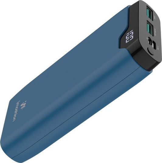 Batterie externe - imoshion - 20000 mAh - Chargeur rapide 22,5W - USB C & USB A - Powerbank adapté à iOS/Android - Bleu foncé