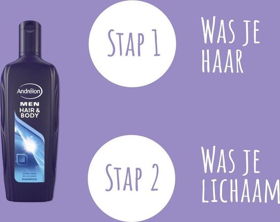 Shampoing Andrélon Men Hair & Body - 300 ml