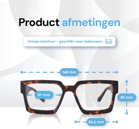 LC Eyewear Lunettes d'ordinateur - Lunettes à lumière bleue sans force - Lunettes à lumière bleue - Lunettes d'affichage - Unisexe - Léopard