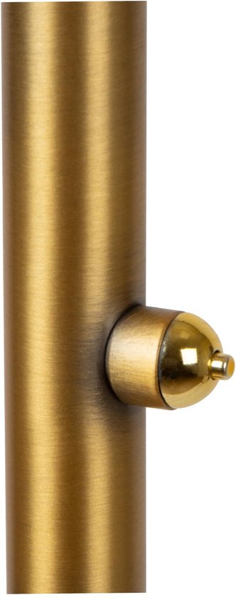Lucide ZENITH - Lampadaire - Ø 25,4 cm - LED à intensité variable - 1x20 W 3000 K - Or mat / Laiton