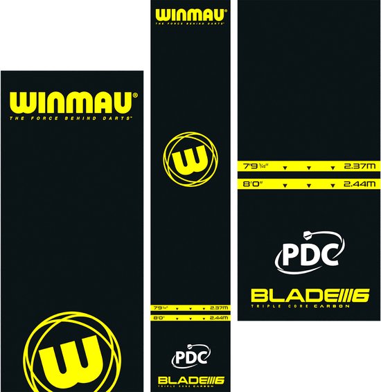 Tapis de fléchettes Winmau Pro Zone Essential en PVC