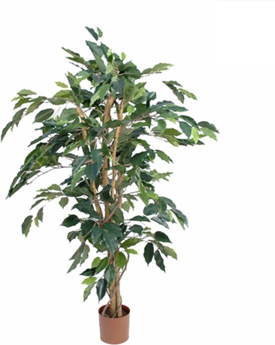 Mica Decorations Plante Artificielle Ficus - H110 x Ø65 cm - Vert