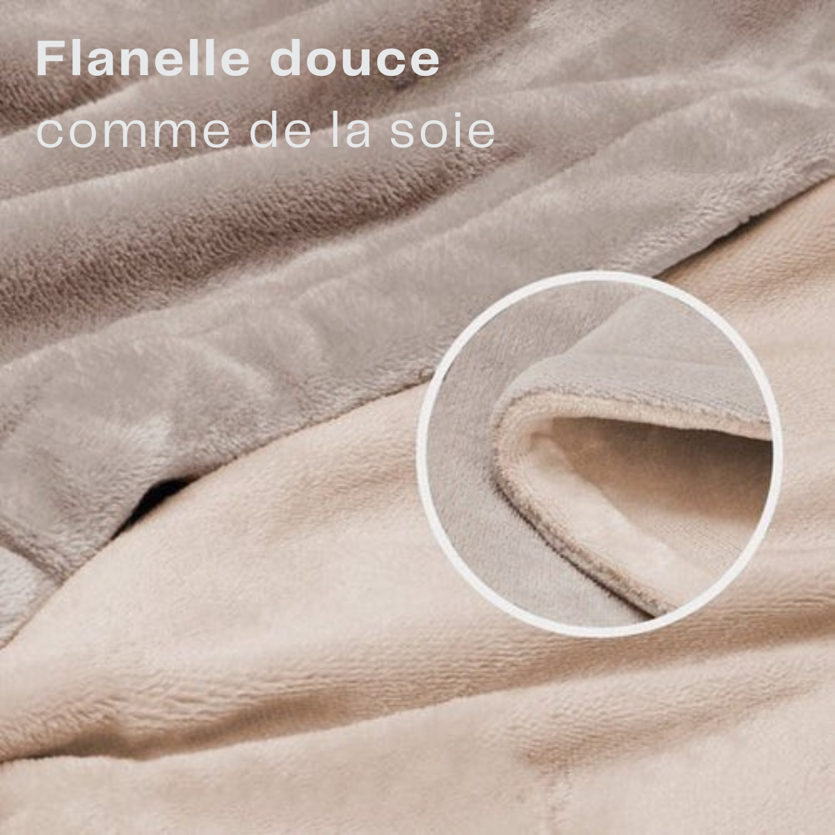 Couverture chauffante électrique -  Auronic - 1 personne - 3 niveaux de chaleur - avec minuterie - 160 x 120cm - Beige