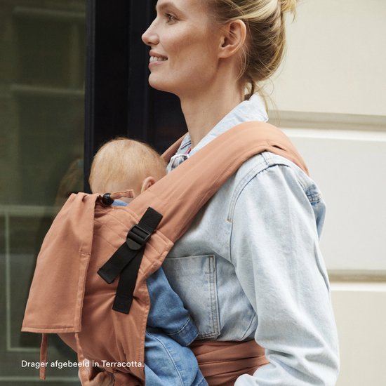 Stokke Limas Carrier Plus, Leopard Lilac - Version 2023 (OCS) - Porte-bébé à demi-boucle - Trois positions de portage - Convient aux bébés de 1 mois/4 kg à 18 kg