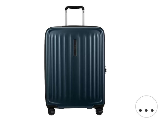 Samsonite Fyrm Spinner - Valise extensible - dimensions 67 x 24 cm - Steel Blue
