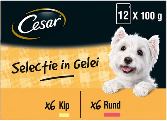 Cesar Meal Pouches Multipack Adult In Jelly - Croquettes pour chien - 4 x 12 pièces