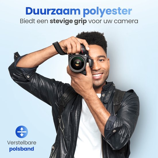 Sangle de poignet pour appareil photo Garpex® - Conception confortable - Sangle de poignet réglable