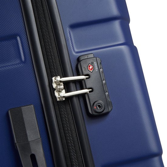 Delsey Paris x United Colors of Benetton - Set de valises Now - 3 pièces - Bagage à main 34L + bagage à main 65L et 93L - Bleu