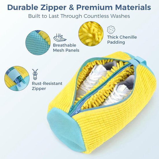 Sac de lavage double pour chaussures – Protégez vos chaussures !