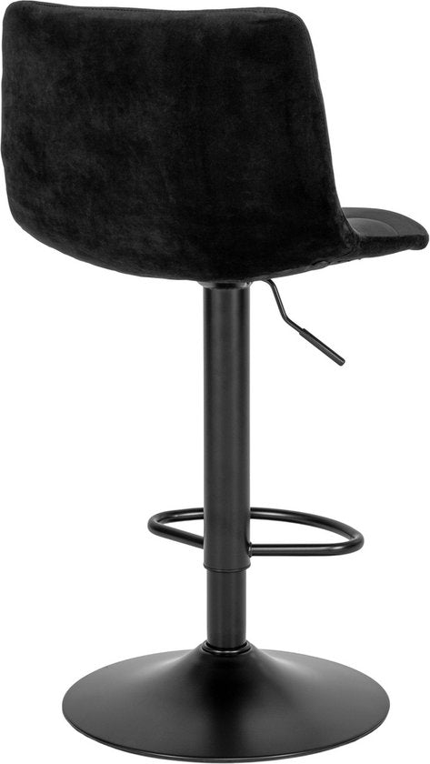 Tabouret de bar - House Nordic - Chaise Haute - Ensemble de 2 chaises de bar - Noir