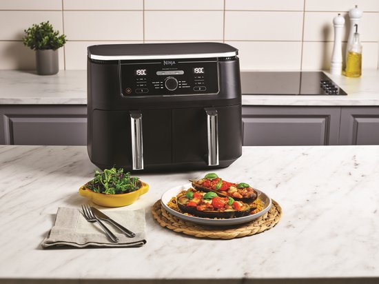 Friteuse à air chaud double Ninja XXL - 9,5 litres - Modèle 2020 - Technologie Dual Zone - AF400EU