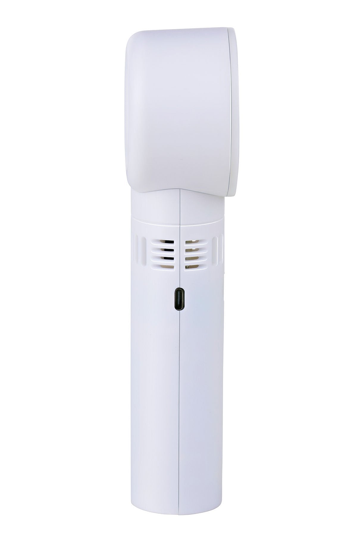 Ventilateur portable sans pales Lifetime Fan, blanc, rechargeable par USB – Doté de trois vitesses réglables, d'un design sans pales et d'un fonctionnement silencieux – Idéal pour les voyages et le bureau – Plastique blanc – 22 cm