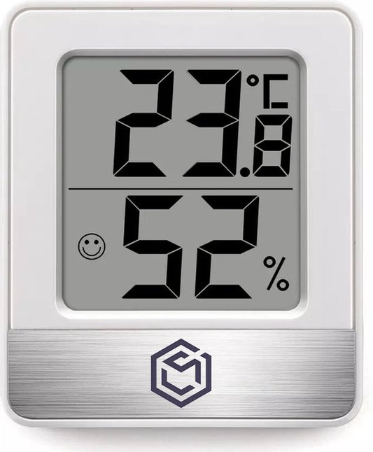 Ease Electronicz Hygromètre - Humidimètre - Station météo numérique - Humidimètre - Thermomètre d'intérieur - Pile incluse