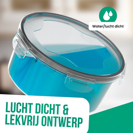 Avalo Récipients de conservation des aliments - Récipients de préparation des repas - Récipients de congélation en plastique - Avec couvercle - Ensemble de 30 pièces - Récipients pour micro-ondes sans BPA