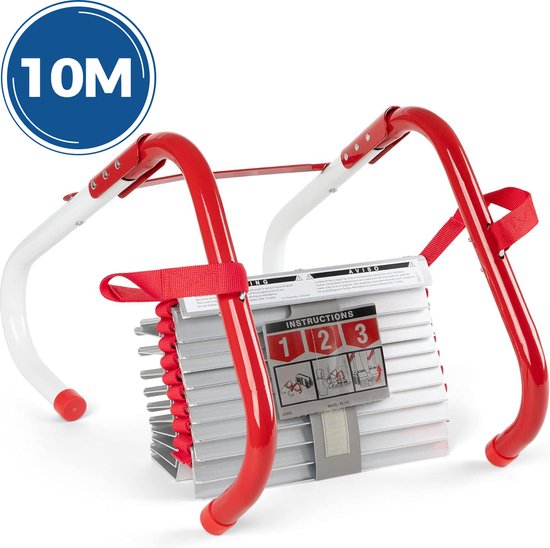 Échelle de secours ALDORR - échelle d'évacuation - échelle anti-incendie - 10 mètres