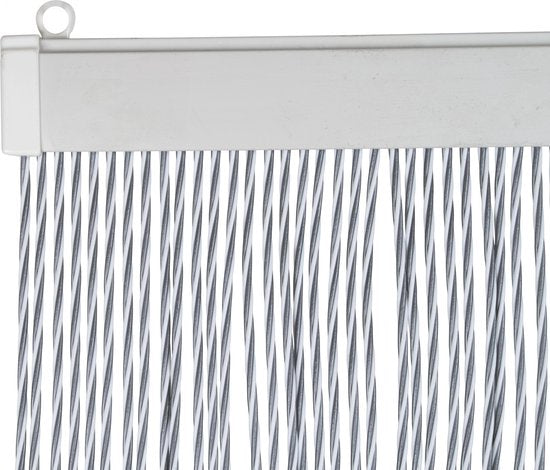 Moustiquaire Arisol - String - 220 x 100 cm - Gris/blanc