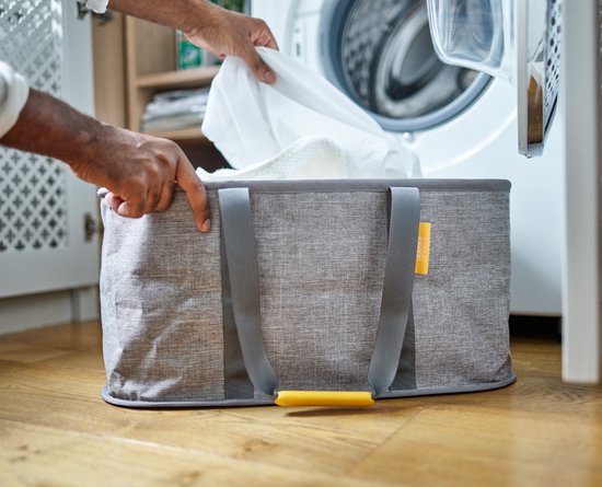 Joseph Joseph - Coffret Love Your Laundry Tota Panier à linge et support - Silicone - Gris