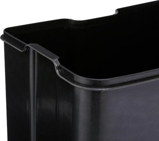 Poubelle 5Five en métal - Noire - 35 x 32 x 62 cm - 30 l