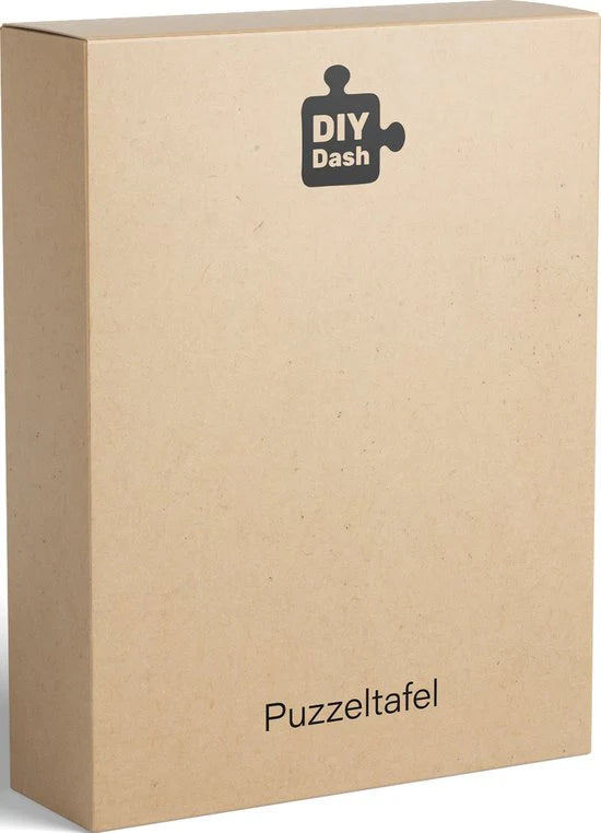 Table de puzzle XXL - DIYDash - 1500 pièces - Pliable - Plateau avec système de rangement - Bois