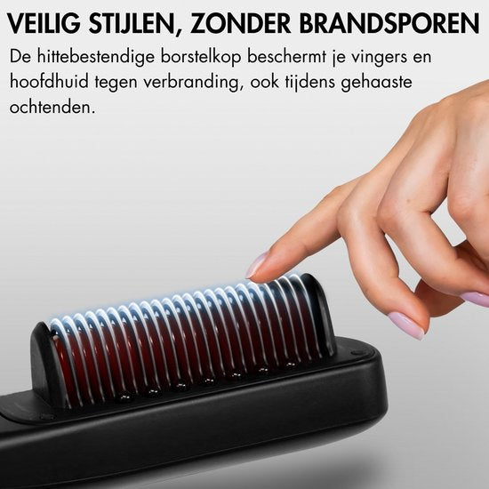 Sansbeauté® Steam Straightener PRO - Lisseur à vapeur - Lisseur professionnel 5.0 - Lisseur à vapeur - Noir