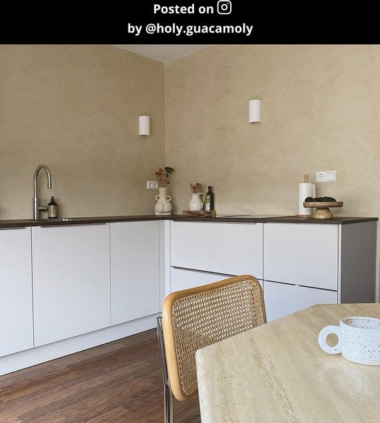Lucide GIPSY - Applique murale - 1xG9 - Blanc - Japandi