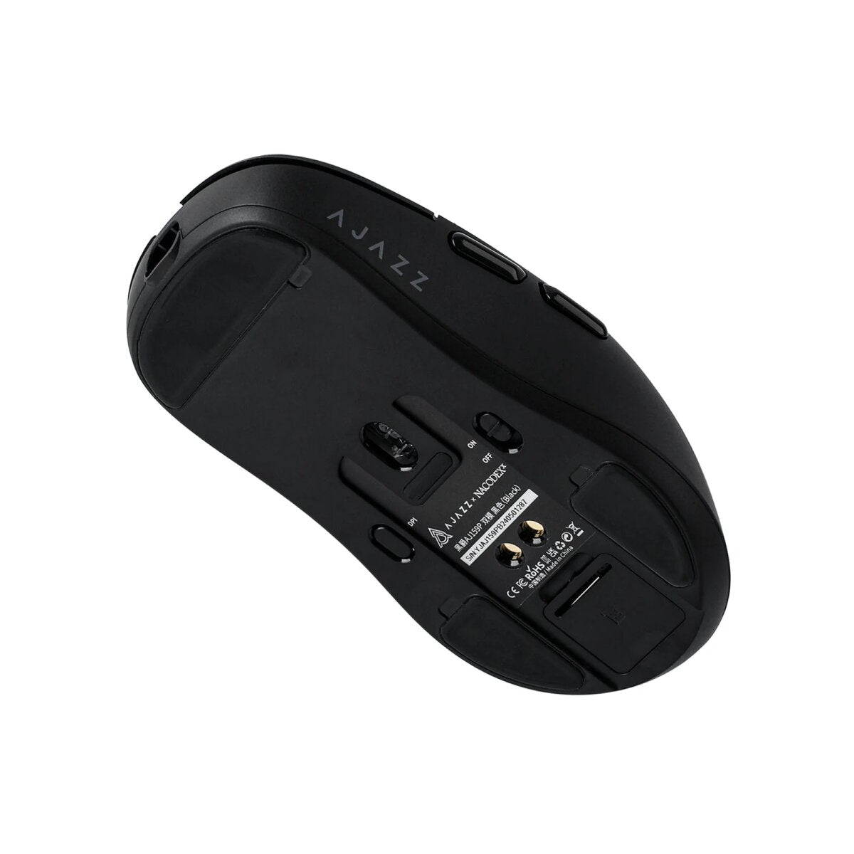 AJAZZ AJ159 APEX Gaming Mouse Black - Ultralight 56 g - 42 000 DPI - 8K Hz Polling - 12.5 × 6.5 × 3.9 cm