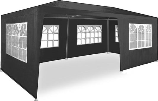 Tente Casaria Rimini Anthracite 3x6m Protection UV 50+