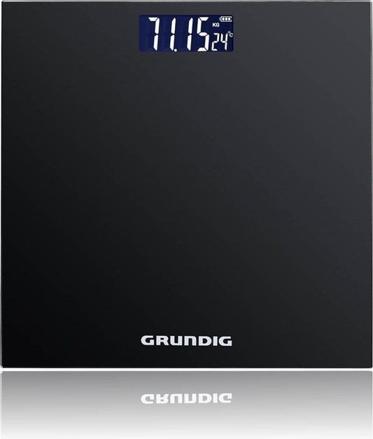Balance - Grundig - Balance Personnelle Numérique - Pèse-personne numérique - précision 50g - 2 à 180 Kilo - De 2 à 180 Kilos - Noir