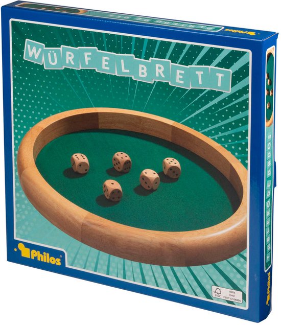 Würfelbrett, extra large 40cm