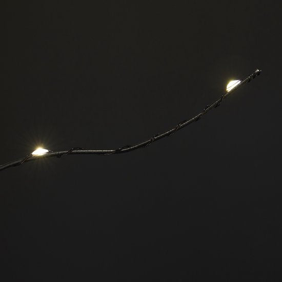 Luca Arbre à lumière avec éclairage LED blanc chaud - H200 x Ø18 cm - Noir