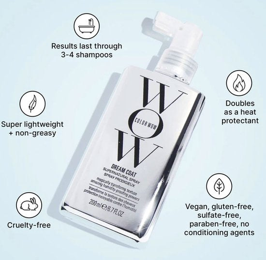 Color Wow Dream Coat Supernatural Spray - Spray pour cheveux lisses et brillants - 200 ml