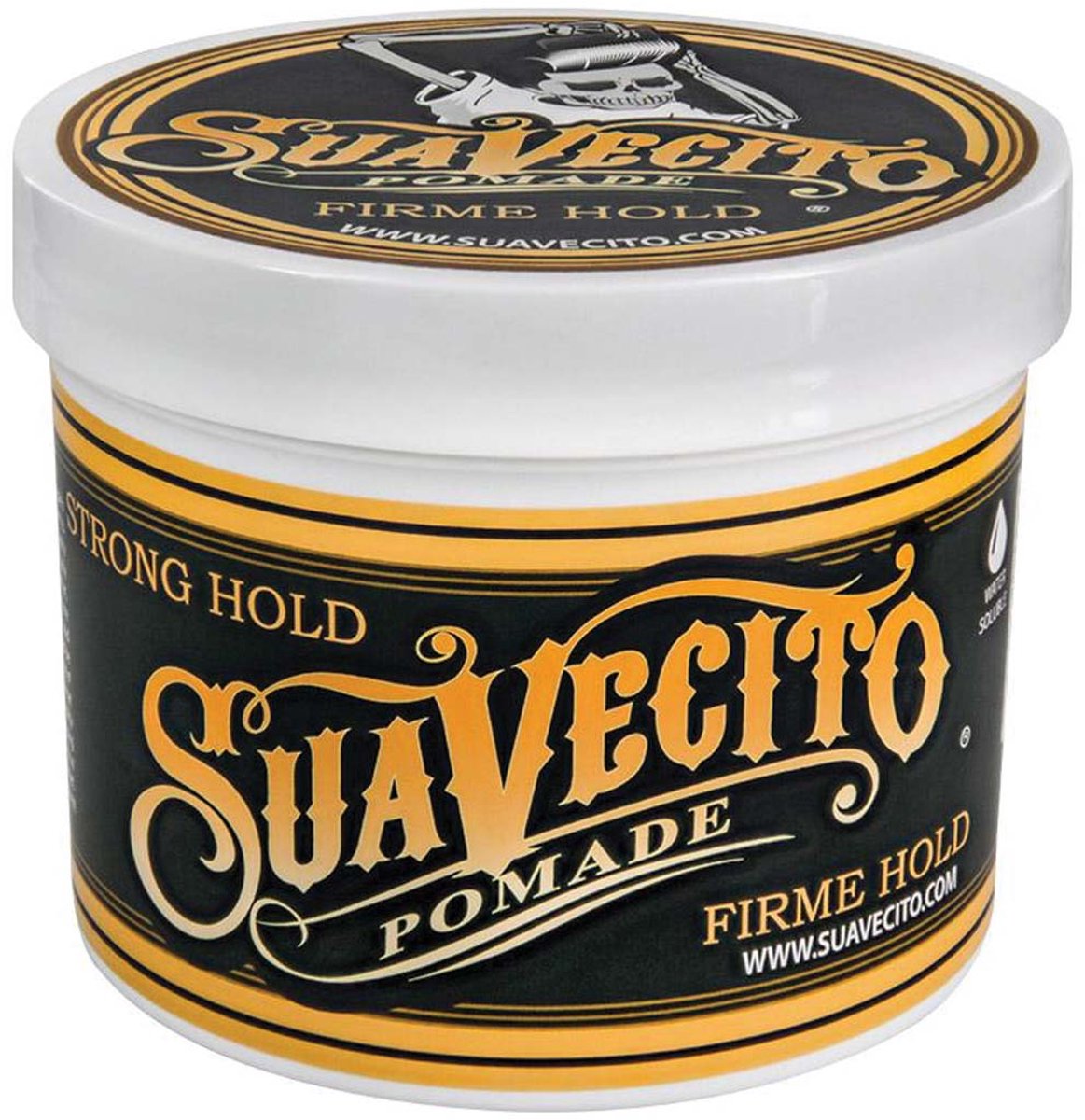 Pommade Suavecito Firme Hold XXL - 907 g - Fixation forte - Brillance moyenne - À base d'eau