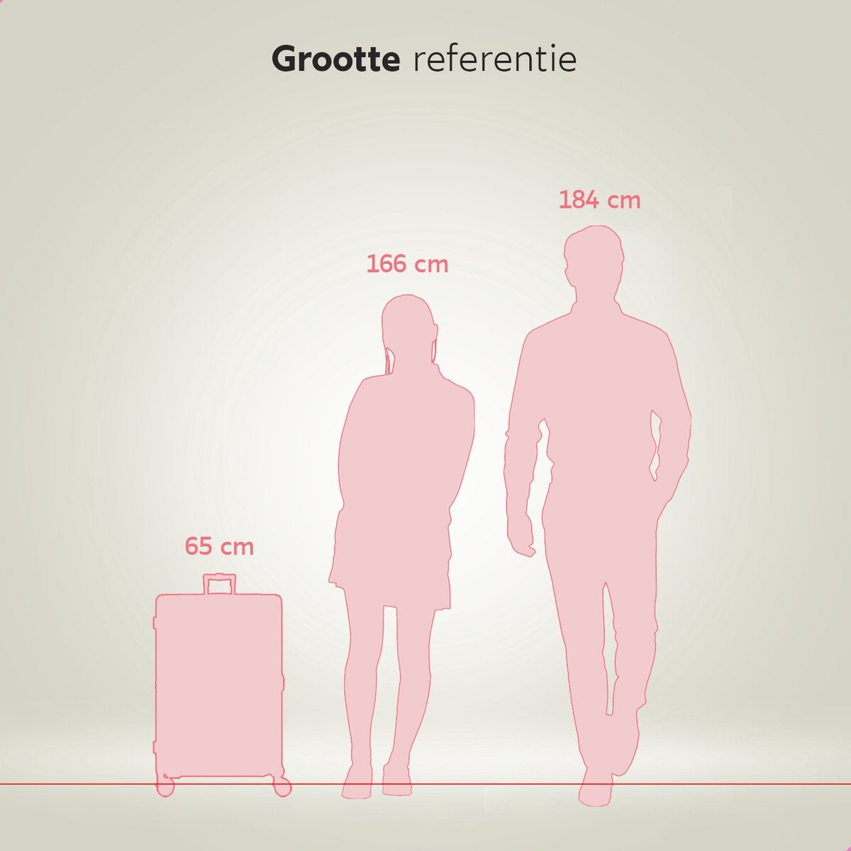Valise à roulettes ONYX 65L - Bagage à main - Légère - Serrure TSA - 58 x 42 x 27 cm - Blanc sable