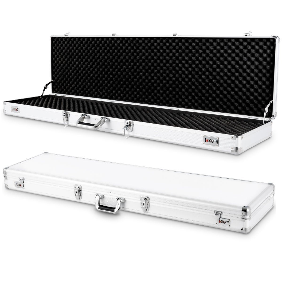 Coast weapon case gun case ammunition case hunting case gun case Silvery can be locked