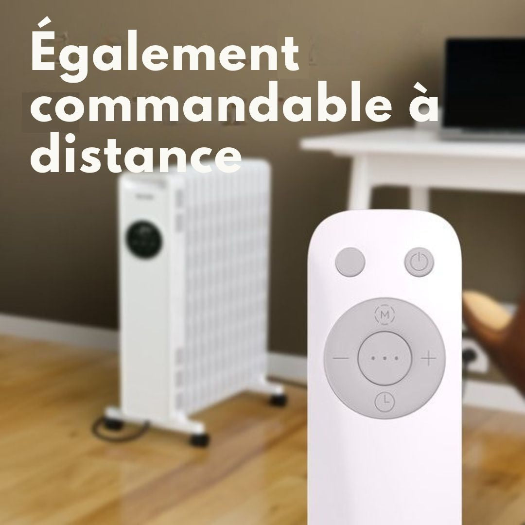 Radiateur électrique Auronic - 2500W - Blanc