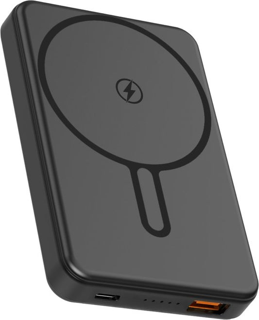 Nuvance Powerbank 10000 mAh - Adapté à MagSafe - Chargeur rapide 15W - Wireless Powerbank - Usb-A 22.5W & Usb-C 20W - Noir