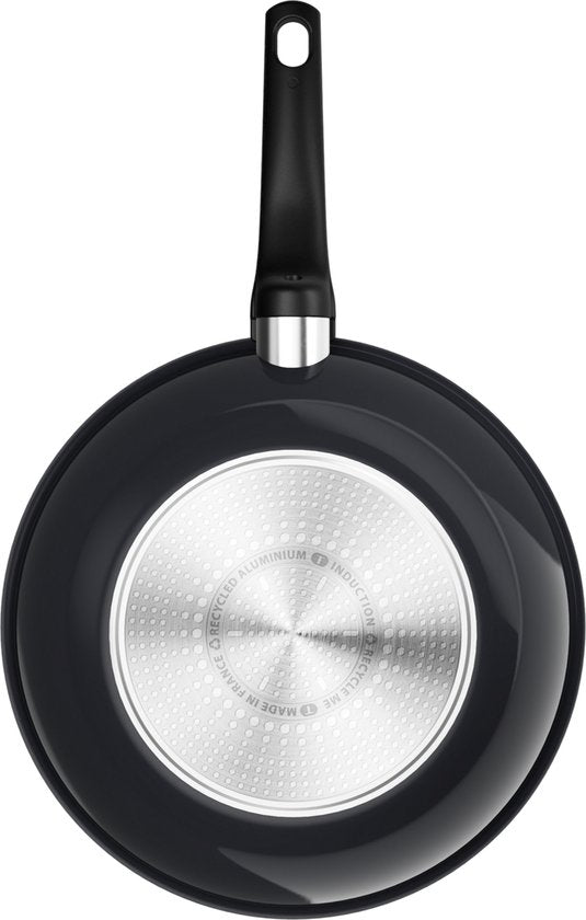 Tefal Revive Black - Poêle wok - Ø 28 cm - Revêtement en céramique - Sans PFAS - Compatible avec l'induction