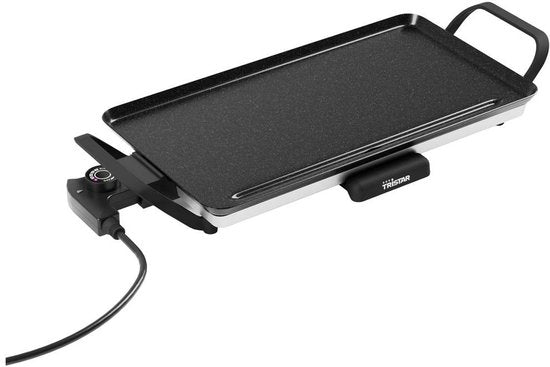 Plaque de cuisson Tristar - BP-2667 - 2000 W - Gourmet, plaque de grill M 46 x 26 cm - 4 à 6 personnes