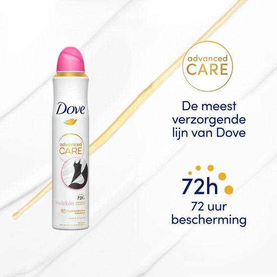 Déodorant en spray Dove Invisible Care - 200 ml