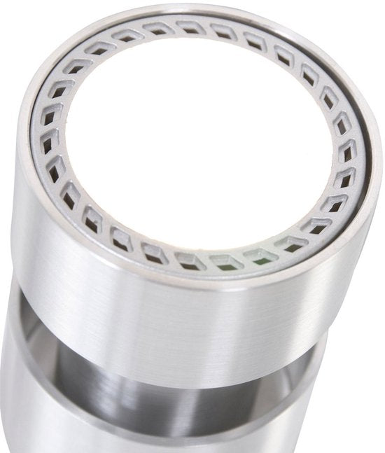 Spot Natasja 7905ST : spot rond en acier à 3 lampes avec ampoules GU10, orientable et à intensité variable avec lumière chaude, Steinhauer, design moderne